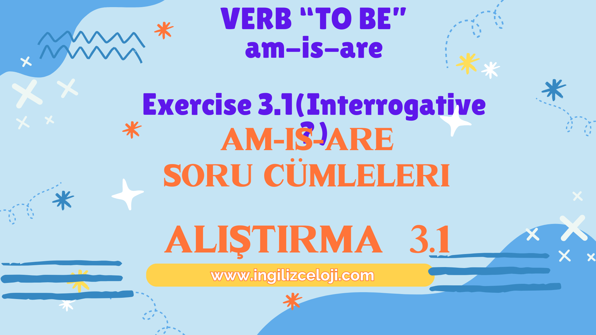 Unit 1 Lesson 1 Present Simple of to be (am-is-are Soru Cmleleri)