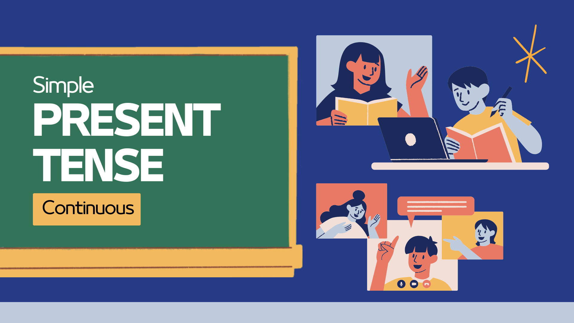 Simple Present Continuous Tense rnek