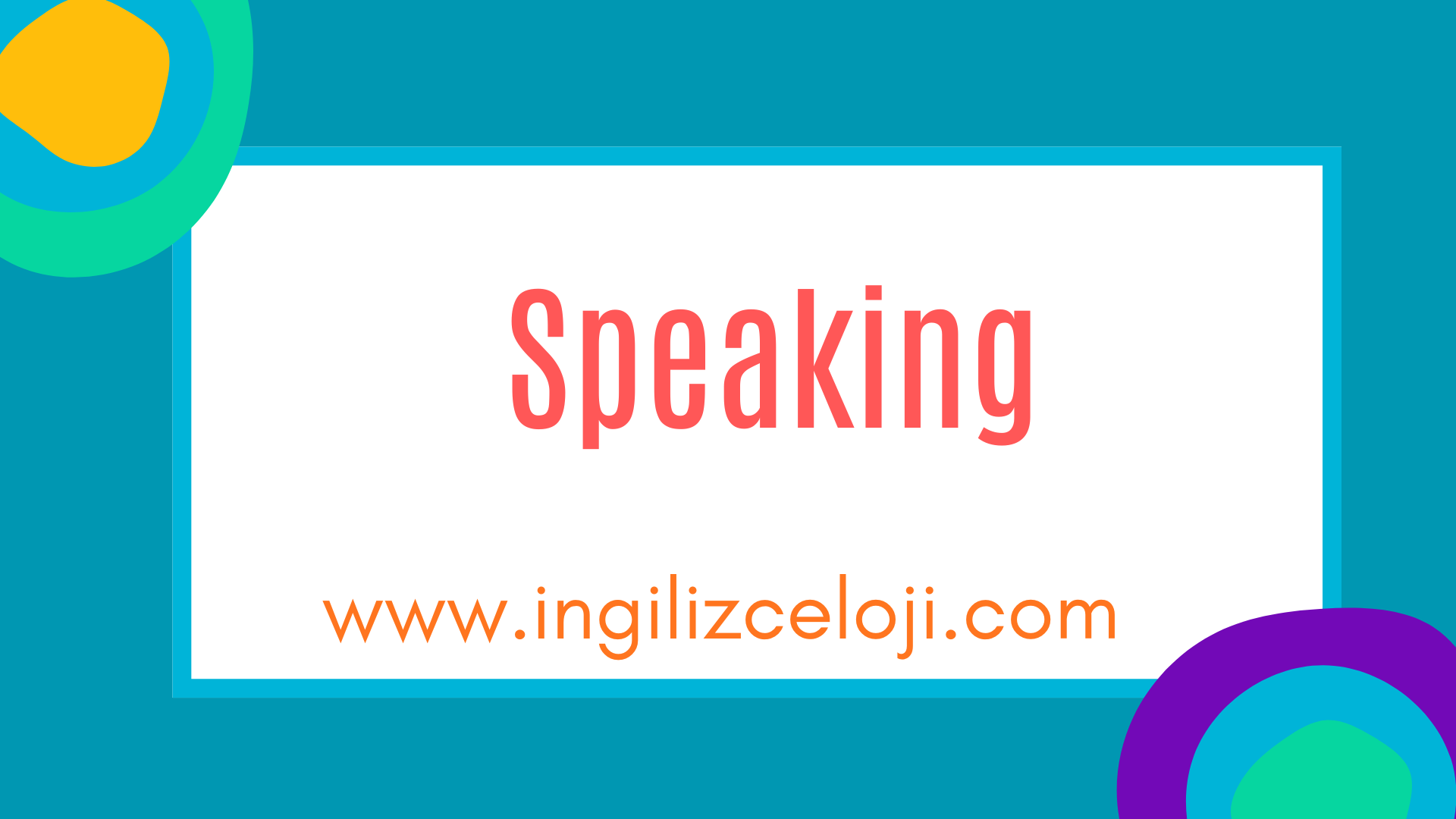 Speaking Unit 1 Lesson 1