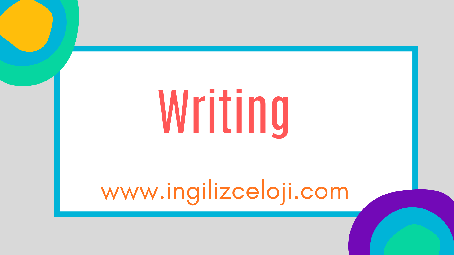 Writing Unit 1 Lesson 1