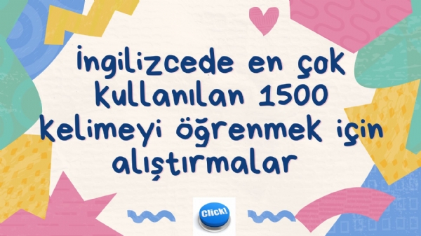 ngilizce Enok Kullanlan 1500 Kelime